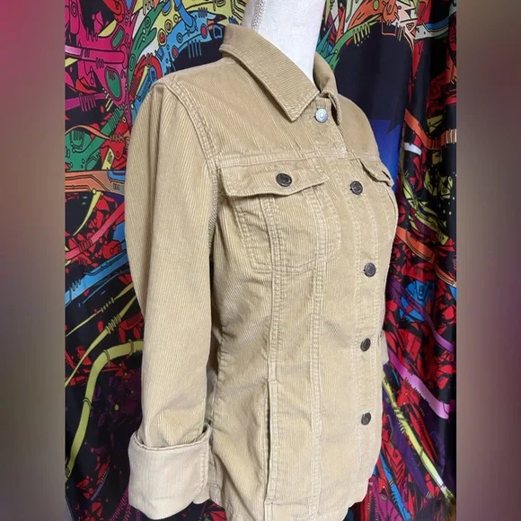 Eddie Bauer Corduroy Jacket Size Small - Picture 2 of 13